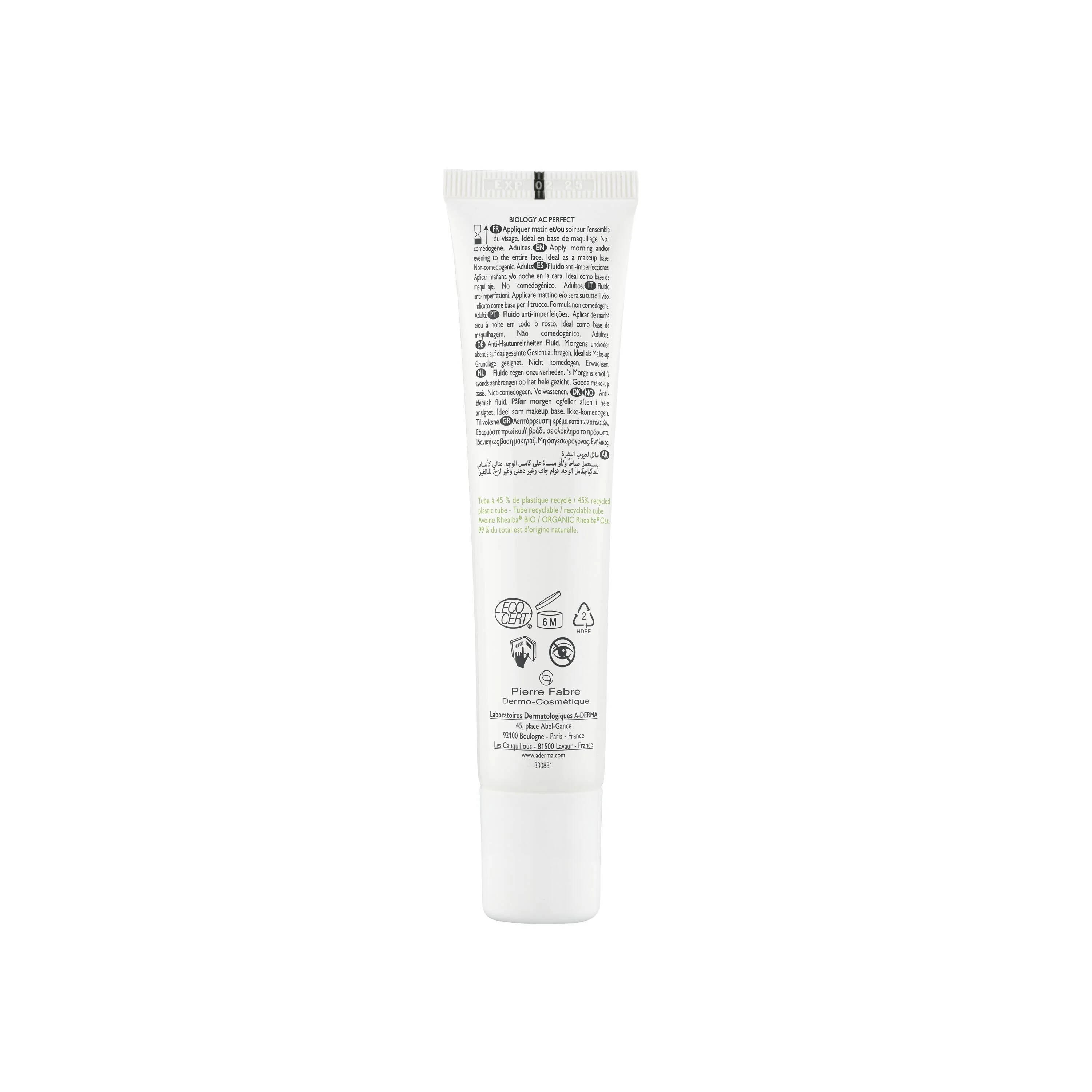 Biology AC PERFECT Fluido Anti-Imperfezioni - Fluido viso antimperfezioni, Fluido viso primi segni