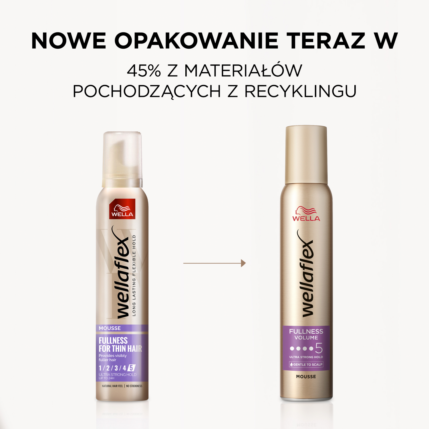 Mousse capillaire Wella 200 ml Volume pour cheveux fins