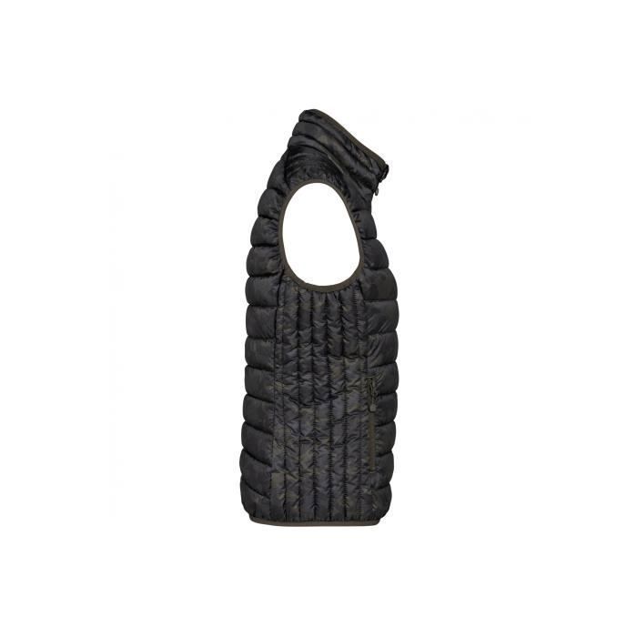 Jaqueta puffer feminina leve sem mangas Kariban