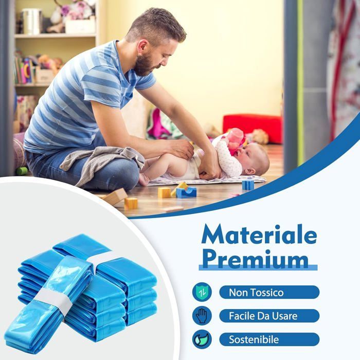 Confezione da 8 ricariche inodori per distributori automatici di cibo compatibili con Tommee Tippee, Foppapedretti, Twist & Click.