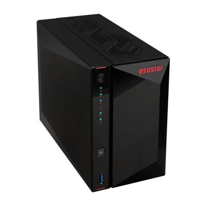 Serveur NAS - ASUSTOR - AS5402T Nimbustor 2 Gen2 - Intel Celeron Quad-Core 2.0GHz - 4GB DDR4 - 2x 2.5GbE