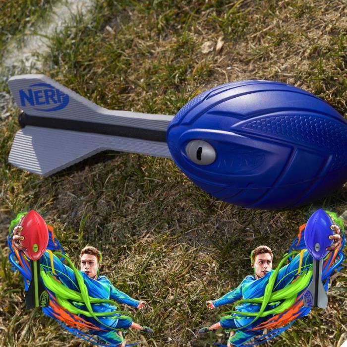 Javelot en mousse - NERF - VORTEX - Bleu - 8 ans et plus - Siffleur intégré