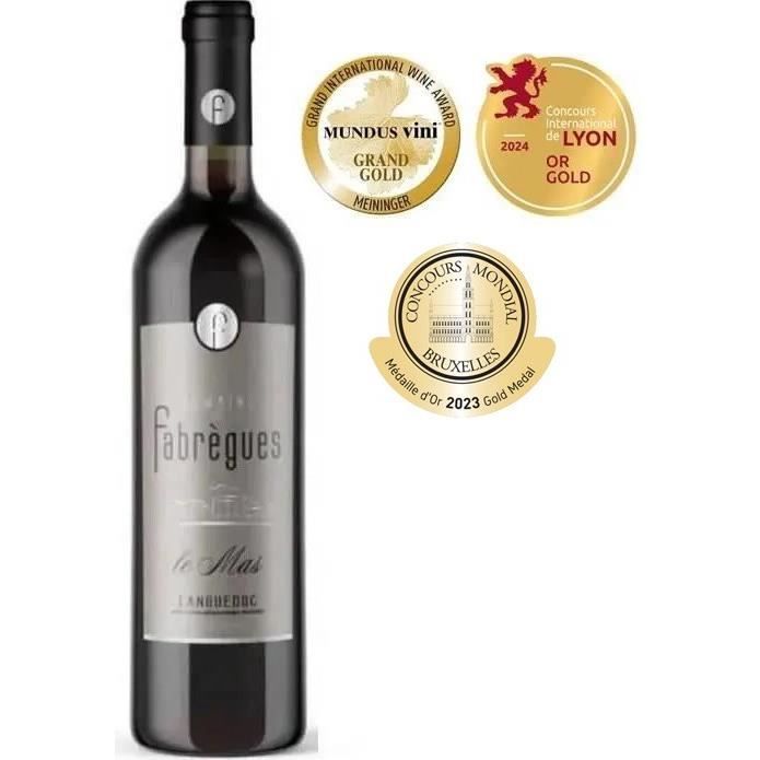 Domaine de Fabrègues Le Mas 2022 Languedoc - Vino tinto de Languedoc-Rosellón