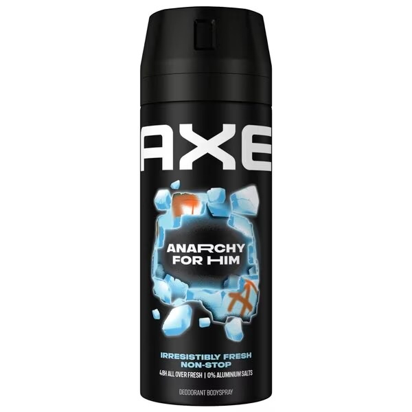 Axe Anarchy dezodorants un ķermeņa aerosols<br>150ml