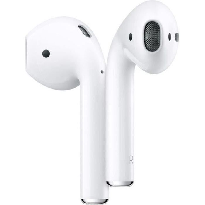 Auriculares inalámbricos Apple AirPods 2 - Estuche de carga con cable - Reacondicionados - Excelente estado