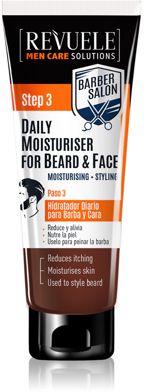 Revuele Men Care Solutions Hydratačný krém na tvár a bradu Barber Salon