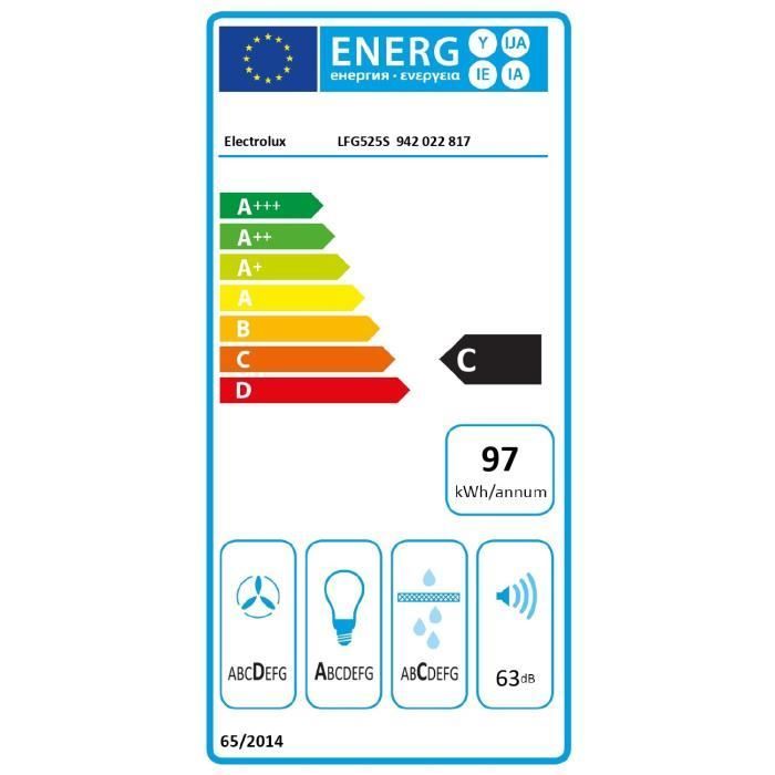 Grupo de vacío - ELECTROLUX - LFG525S - H 245 x L 520 x P 285 mm