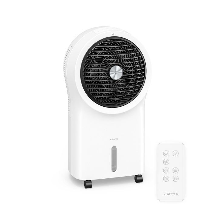Ventilador enfriador de aire Klarstein Whirlwind - 320 m³/h - 6 l - 30 m² - 2 acumuladores de frío - 3 modos - 60 W