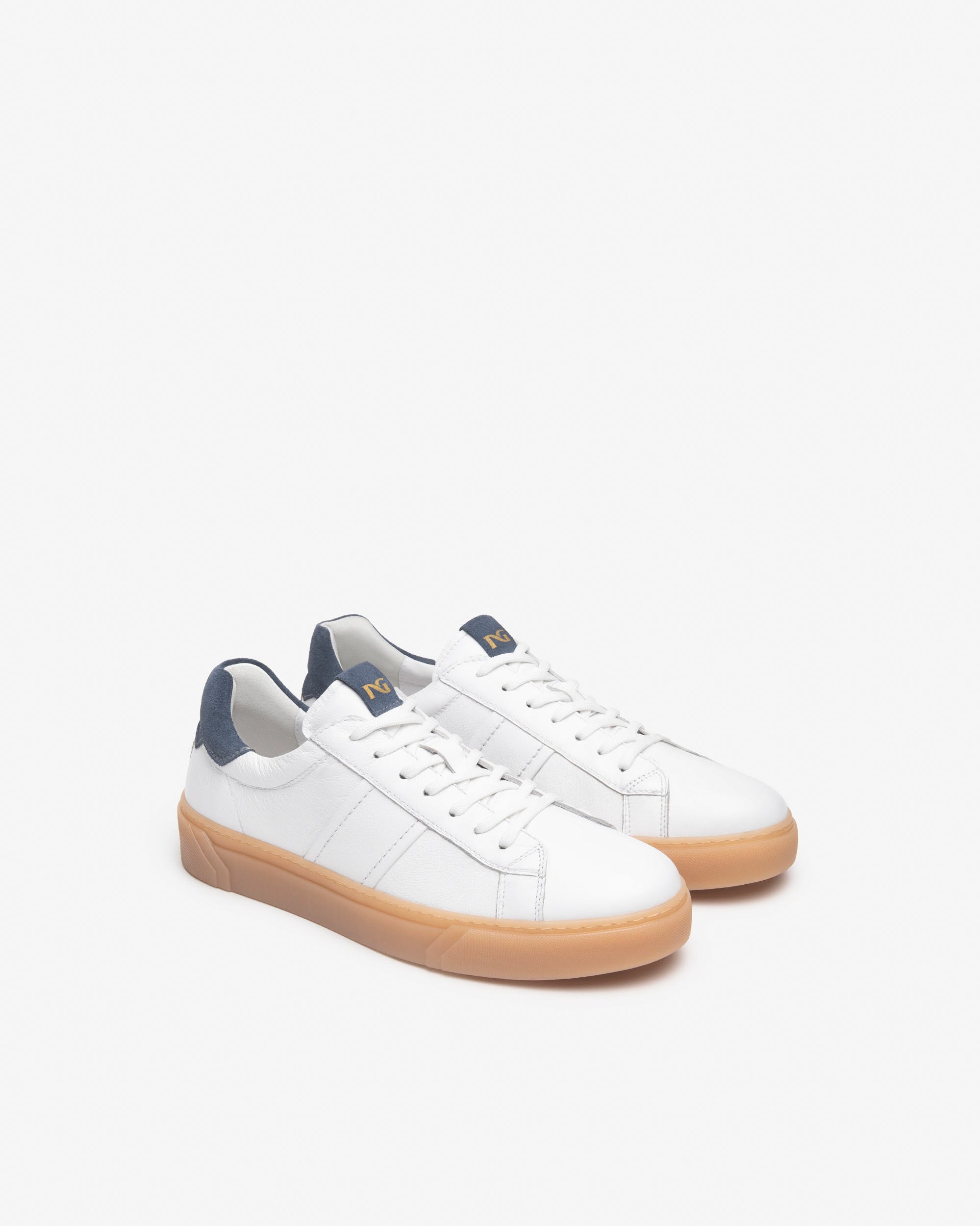 Herren-Sneaker aus Leder und Wildleder