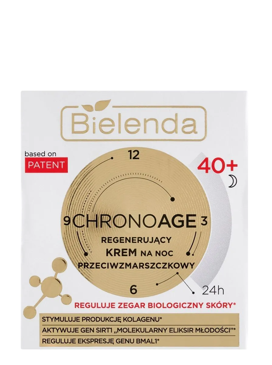 Bielenda Chrono Age 24H Regenerujący krem przeciwzmarszczkowy 40+ na noc