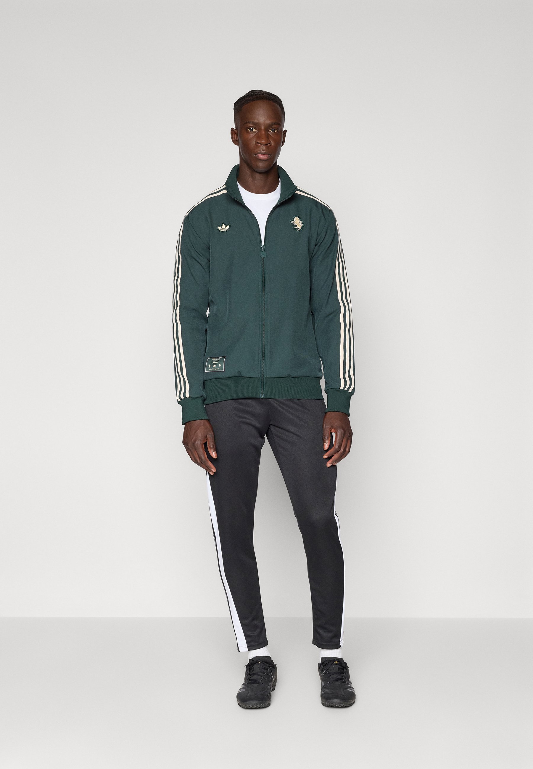 adidas Originals JUVENTUS ICON TRACK TOP - Sweatshirt met rits - schaduwgroen