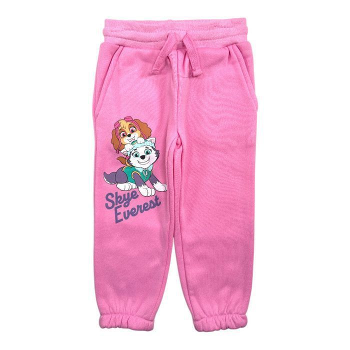 Paw Patrol Stella Everest Girls' Jogging Suit – Warm Fleece Set, Pink, Ages 2-8