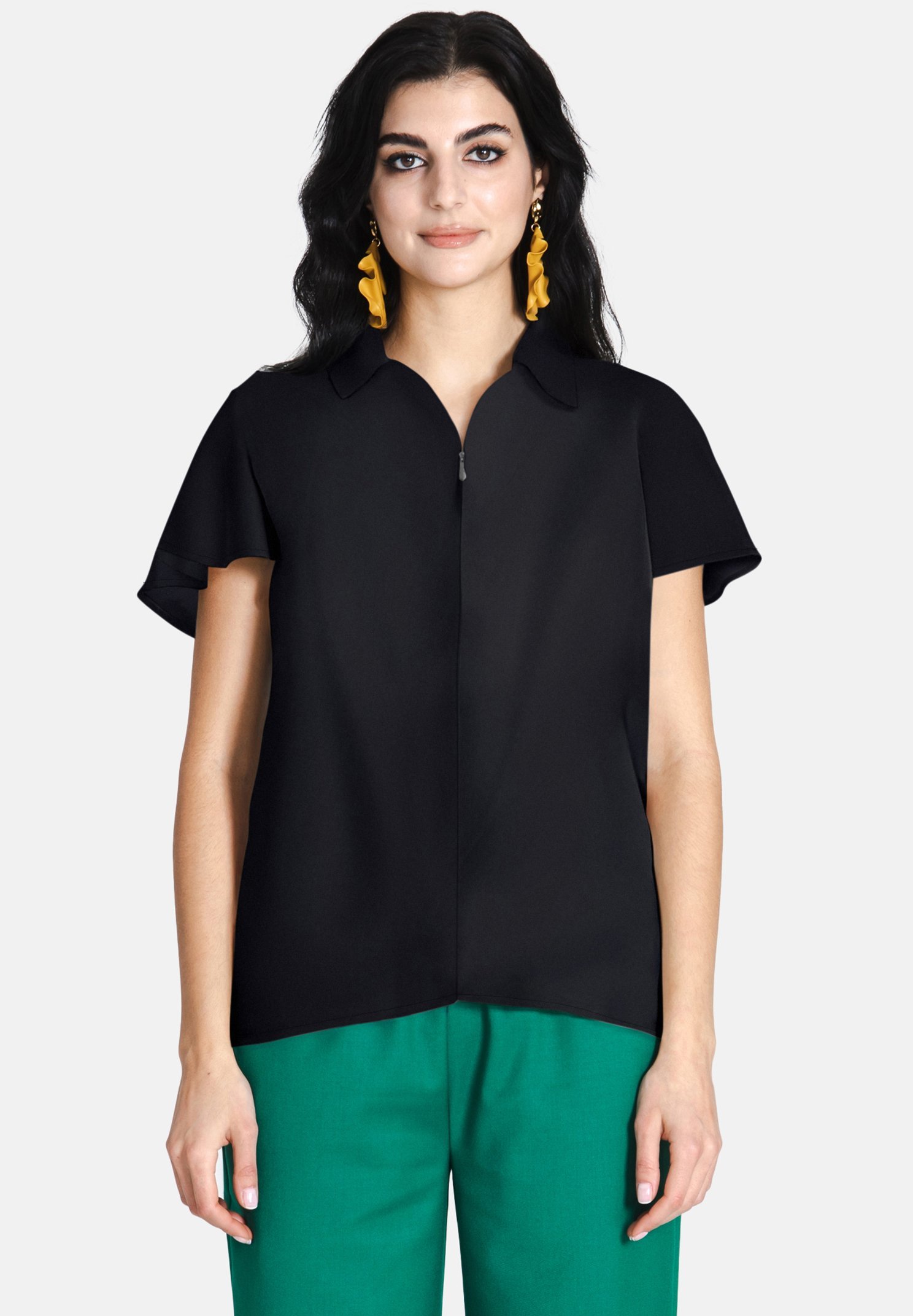 Blusa Jascha Stockholm com botões - preta