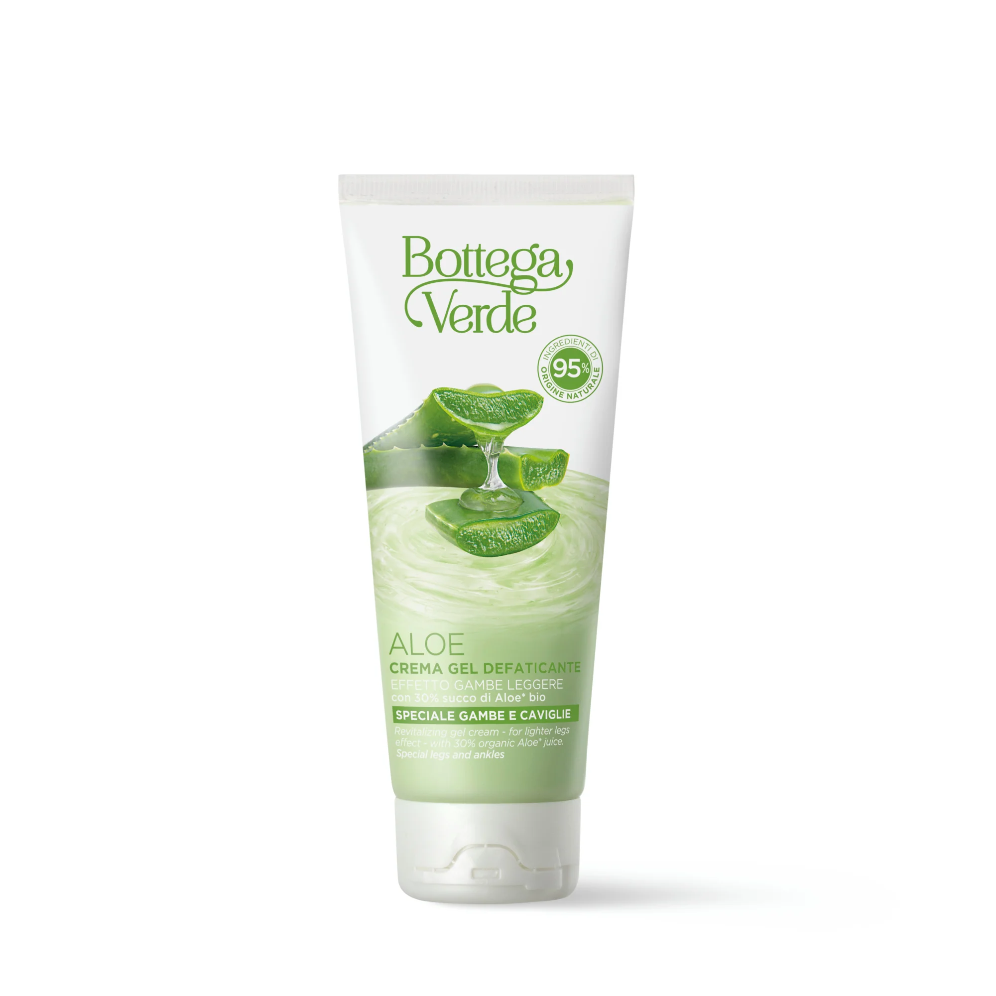 Aloe Crema Gel Defaticante - Effetto Gambe Leggere - Crema gambe antifatica