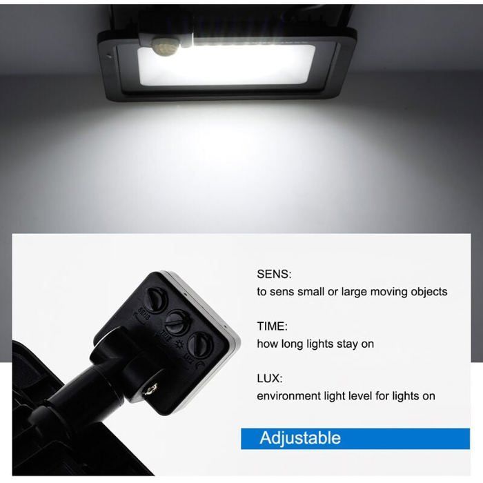 50W Outdoor LED Floodlight with Motion Sensor, 5000LM Super Bright Outdoor LED Floodlight, 6500K Cool White LED Spotlight, IP66