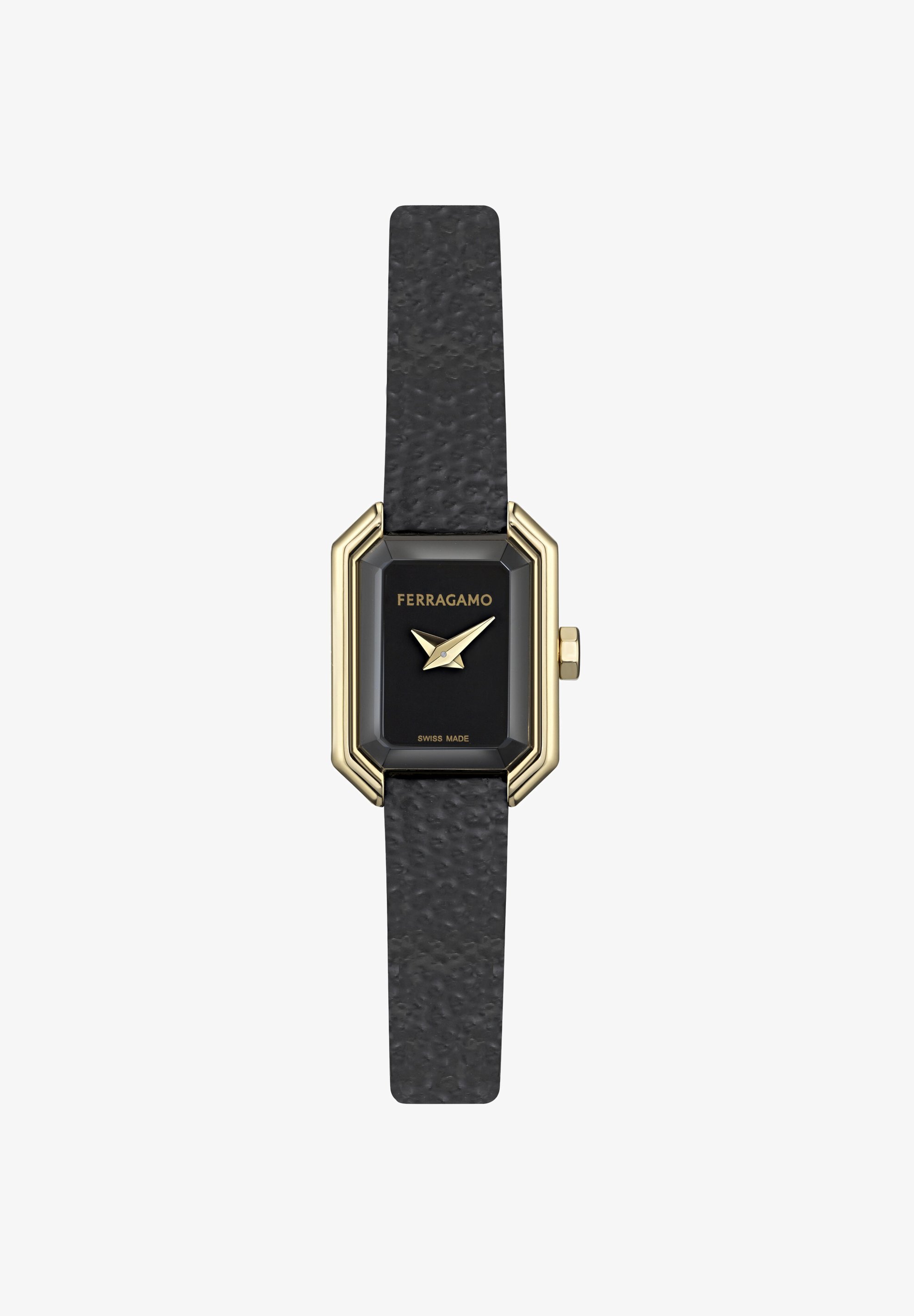 FERRAGAMO CRYSTAL TANK PETITE - Horloge - zwart