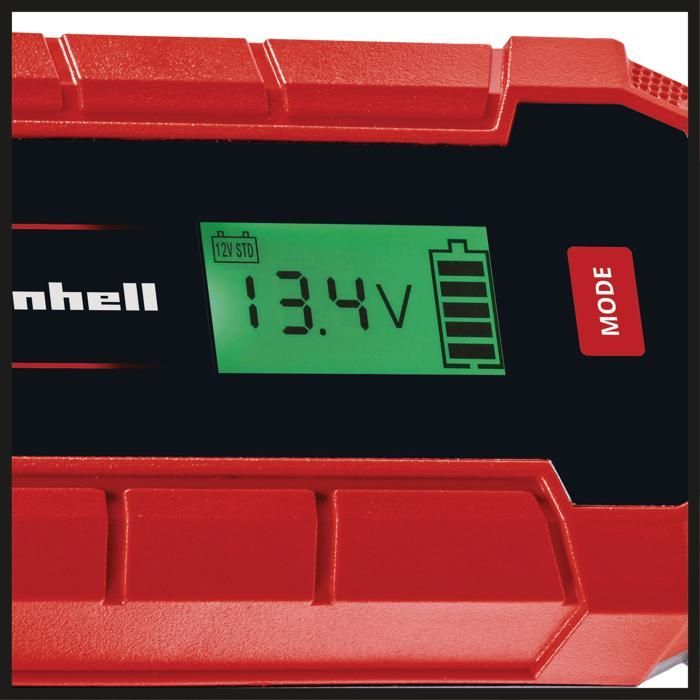 Caricabatterie Einhell CE-BC 4 M (per tutti i tipi di batterie, corrente di carica massima di 4 A)