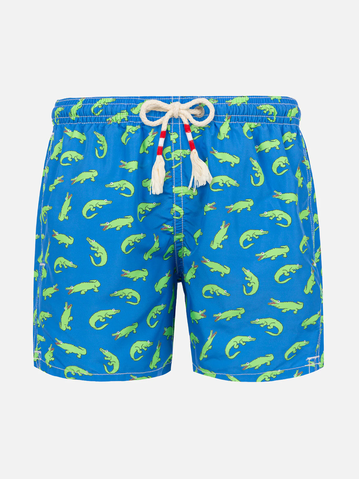 Kinderkostuum Bluette met groene krokodillenprint
