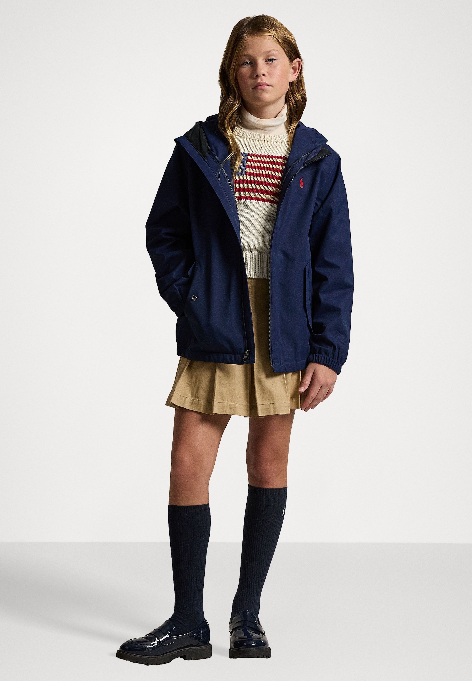 Polo Ralph Lauren P-LAYER 1 HOODED JACKET UNISEX - Waterdichte jas - Newport Navy