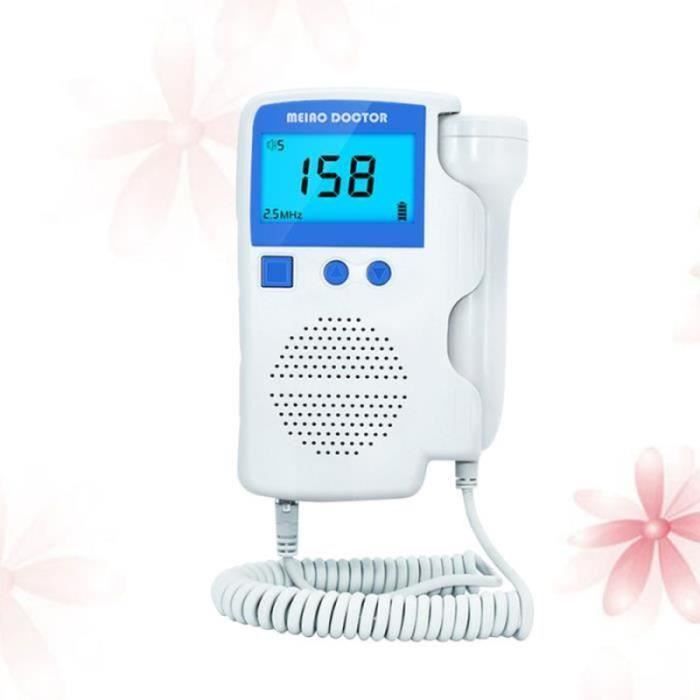 BABY PHONE - ECOUTE BEBE 1 PC stéthoscope foetal Doppler affichage LCD moniteur cardiaque enceinte pour nourrisson   BABY PHONE -