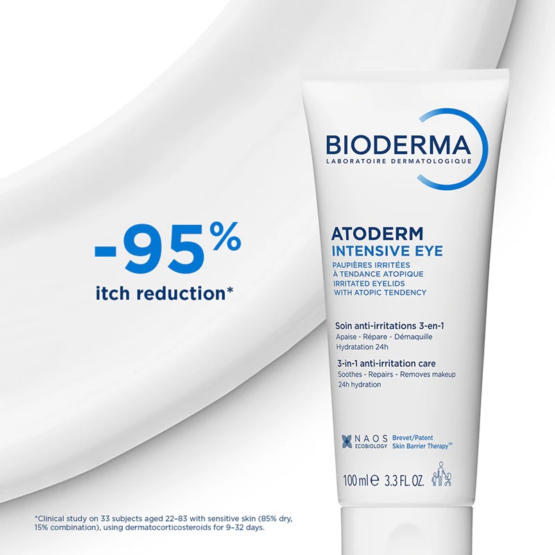 Bioderma Atoderm Intensive acu nomierinošā kopšana kairinātiem plakstiņiem