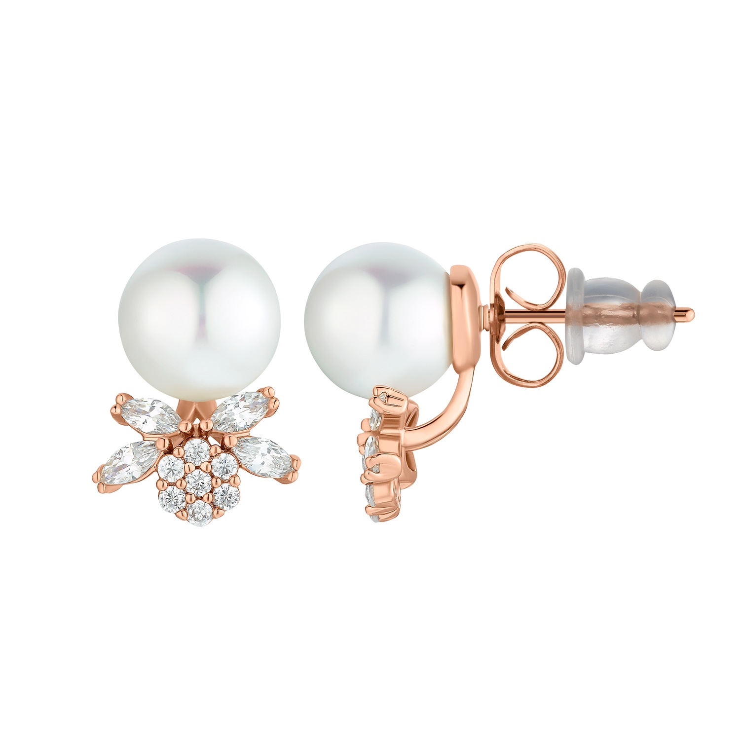 Heideman Boucles d'oreilles Siela couleur or rose