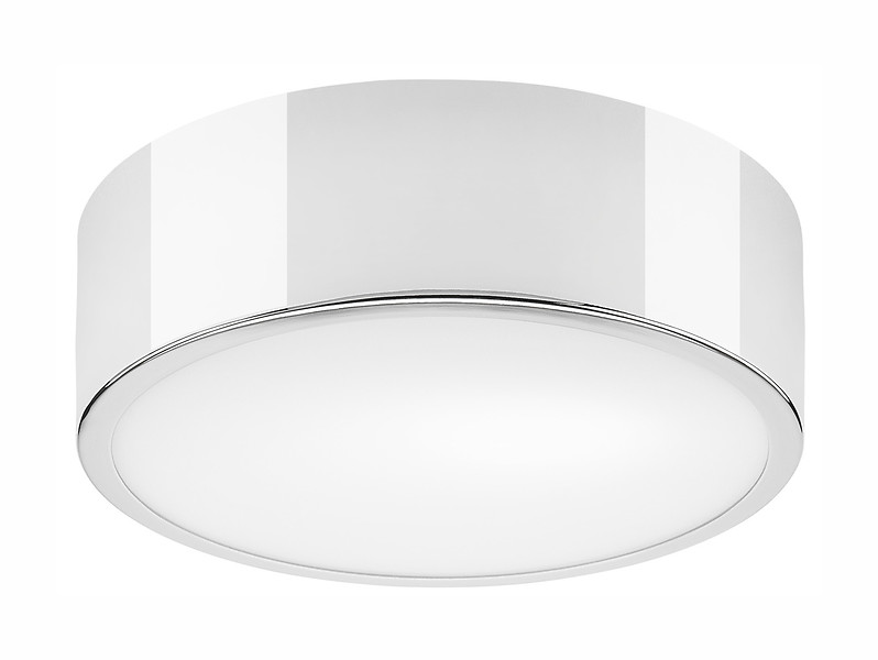 Plafon Dante 25 cm stalowy srebrny