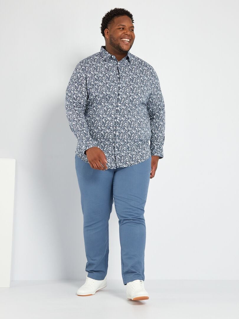 Camisa estampada - AZUL