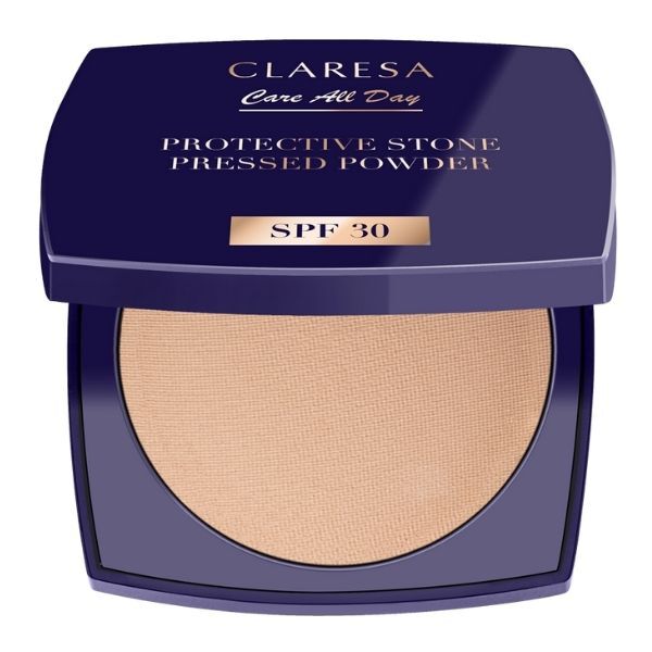 Claresa POLVO COMPACTO PROTECTOR CON PIEDRA SPF 30 CUIDADO TODO EL DÍA