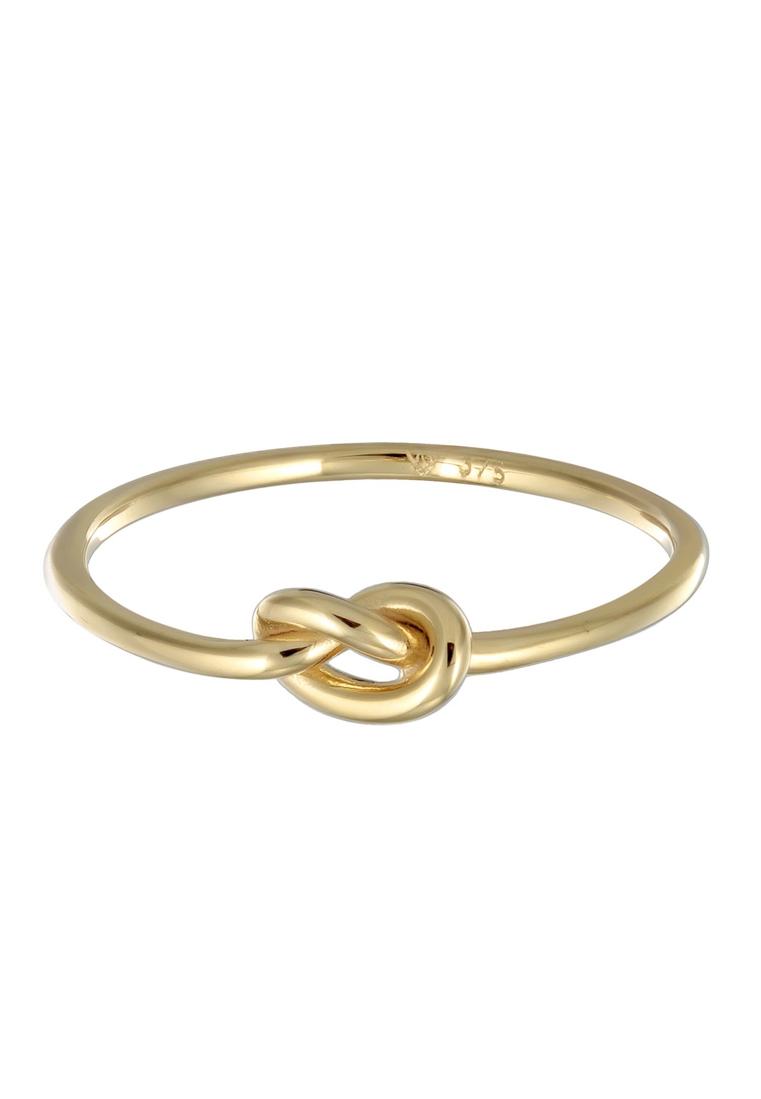 Elli PREMIUM Noeuds Dames Geo Minimal en or Jaune 375