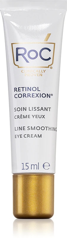 RoC Retinol Correxion крема за заглађивање линија и боре око очију