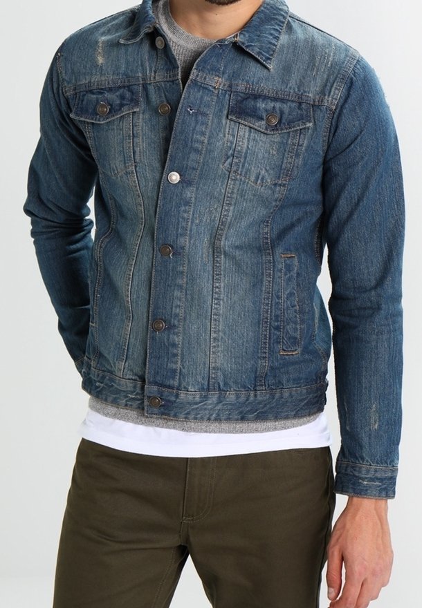 Brave Soul denimjack - blauw denim