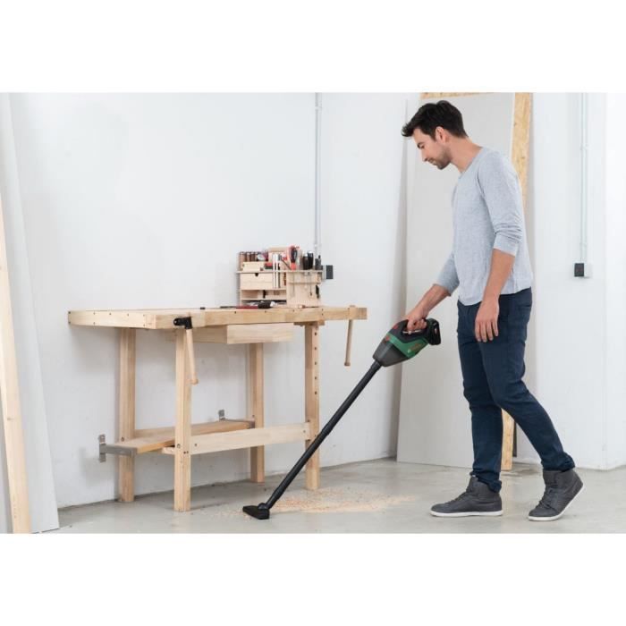 Aspiradora de mano inalámbrica Bosch UniversalVac18 - CONJUNTO con 1 batería de 2,5 Ah