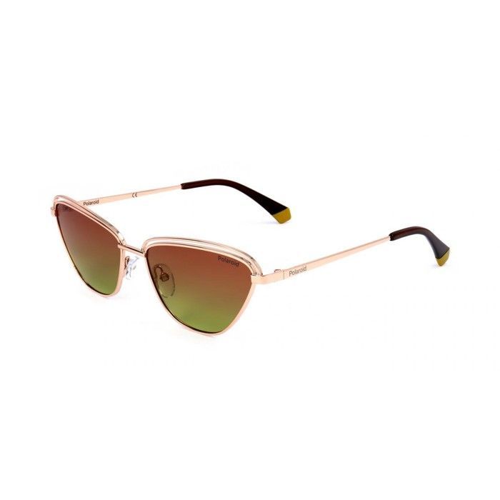 Gafas de sol para mujer - Polaroid - PLD 4102S - Oro - Metal - Modernas