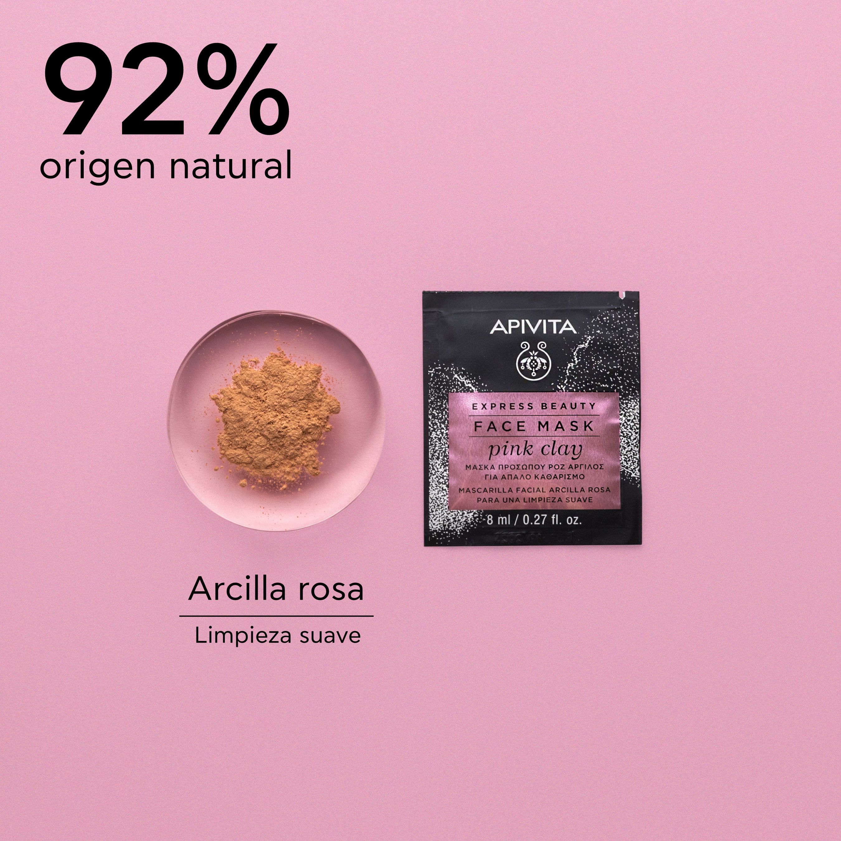 Express Beauty maska za lice od ružičaste gline Kozmetika za lice iz apoteke