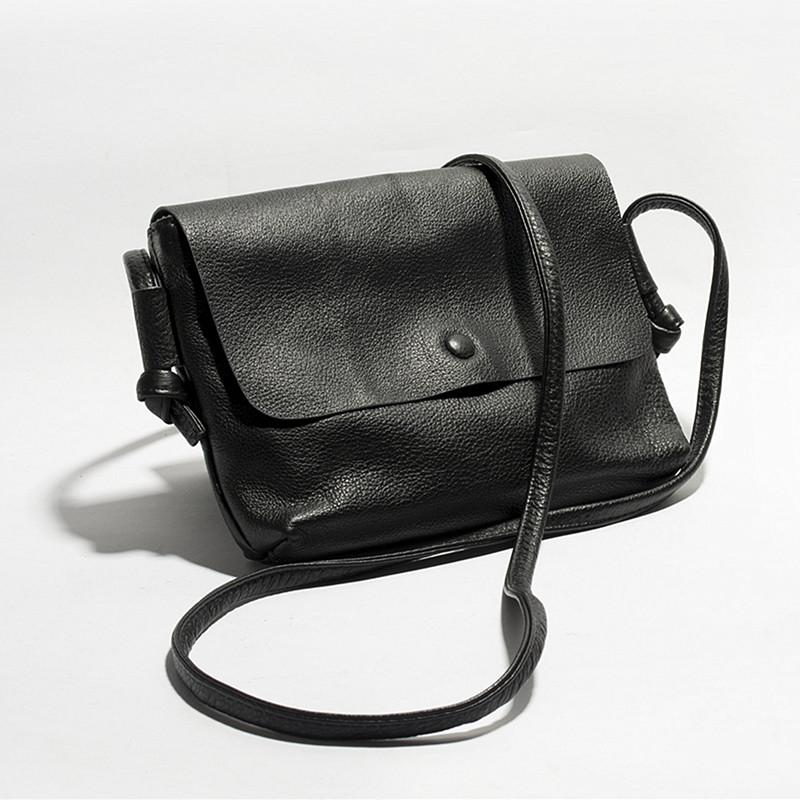 Summer Bag WOMEN Soft Genuine Leather Shoulder Bags High Quality Natural Cowhide Storage Phone Purse Small Messenger Bag Female