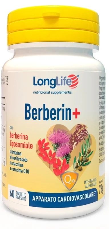 LONG LIFE Longlife Berberin+ 60 tabletten met koenzym Q10