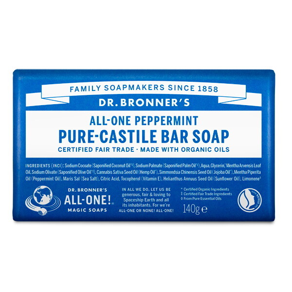 Dr. Bronner Bio borsmentás szappan - 140g