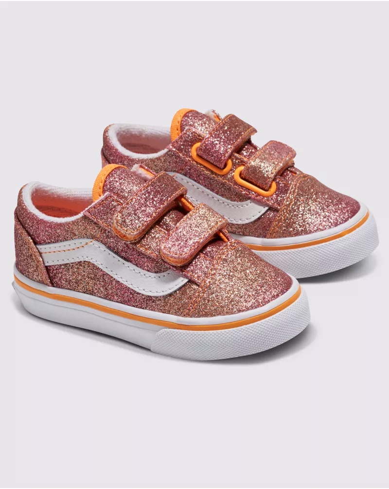 Toddler Old Skool V Glitter Shoe