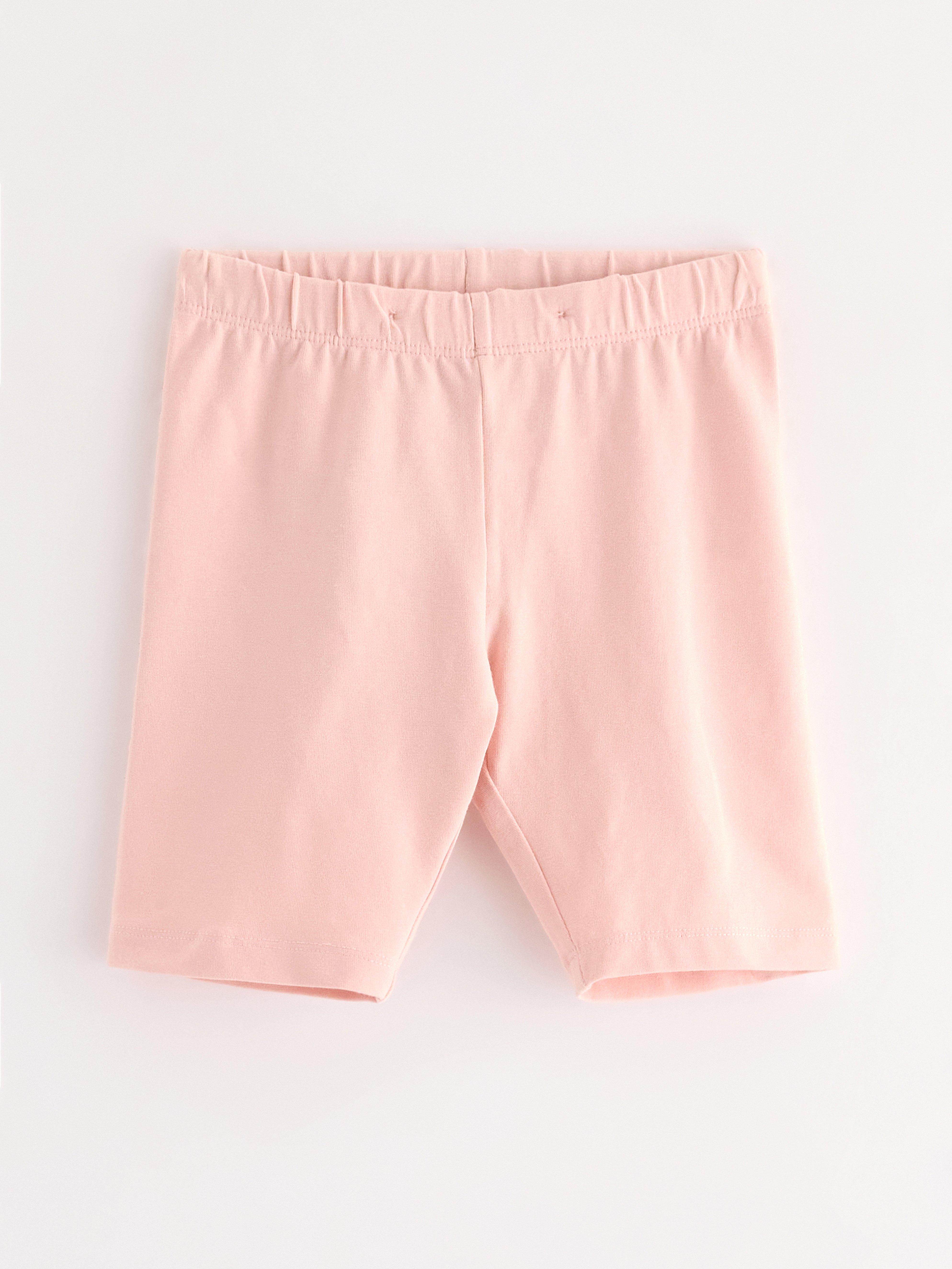 Pantalones de ciclismo rosa claro empolvado