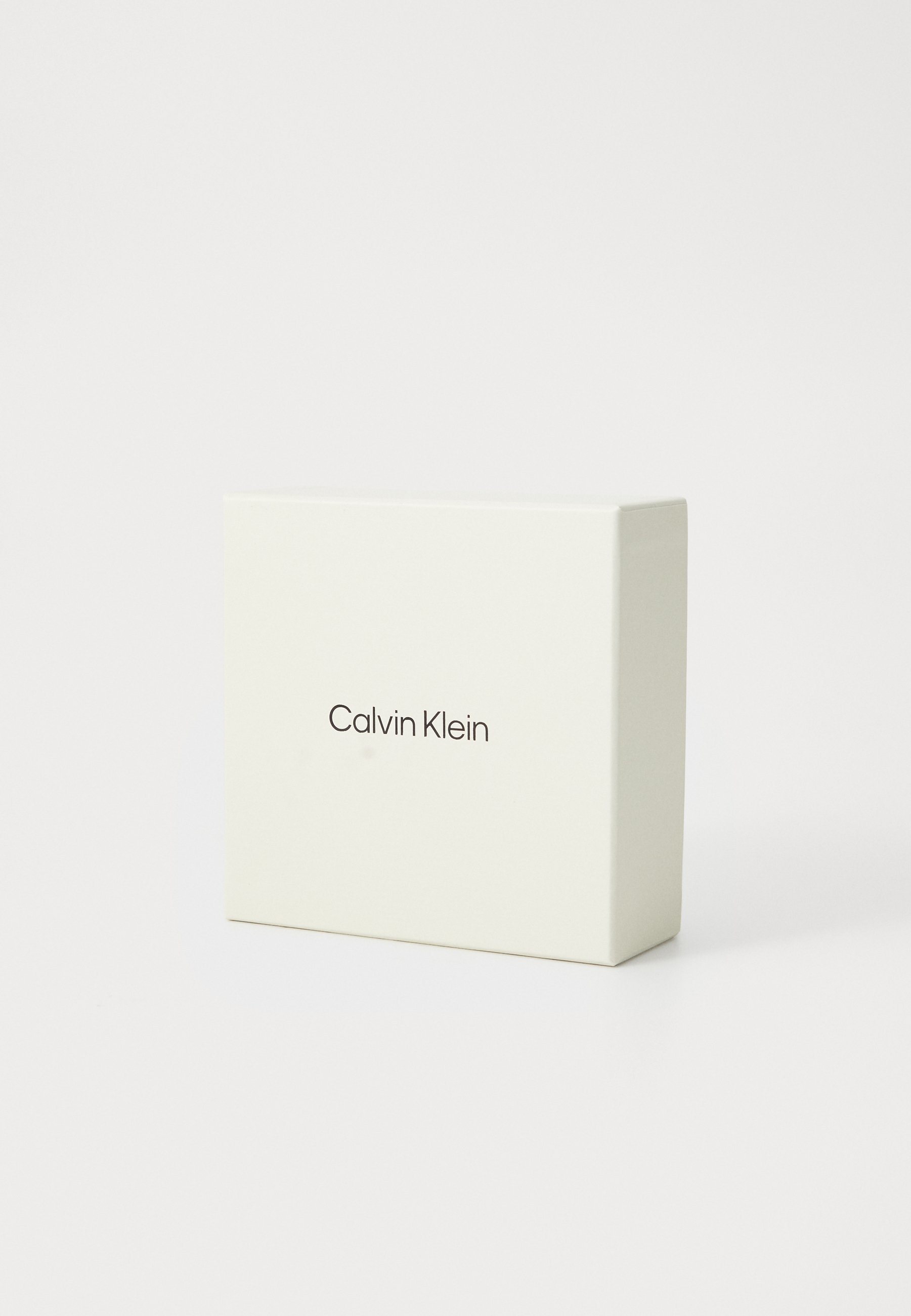 Calvin Klein CHUNKY BUCKLE PEBBLE STRAP - Riem - zwart/getrommeld diep goudkleurig