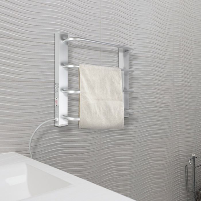 Aquecedor de toalhas elétrico FISHTEC para banheiro, 60W