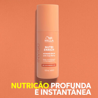 Wella Professionals Invigo Nutri Enrich Wonder Balm nenuplaunamas balzamas sausiems plaukams 150ml