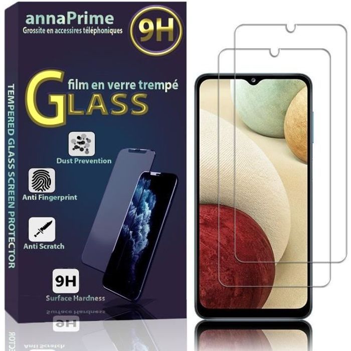 Pellicola protettiva per schermo - VCOMP - Samsung Galaxy A13 LTE 4G - Confezione da 2 - Vetro temperato - Resistente ai graffi