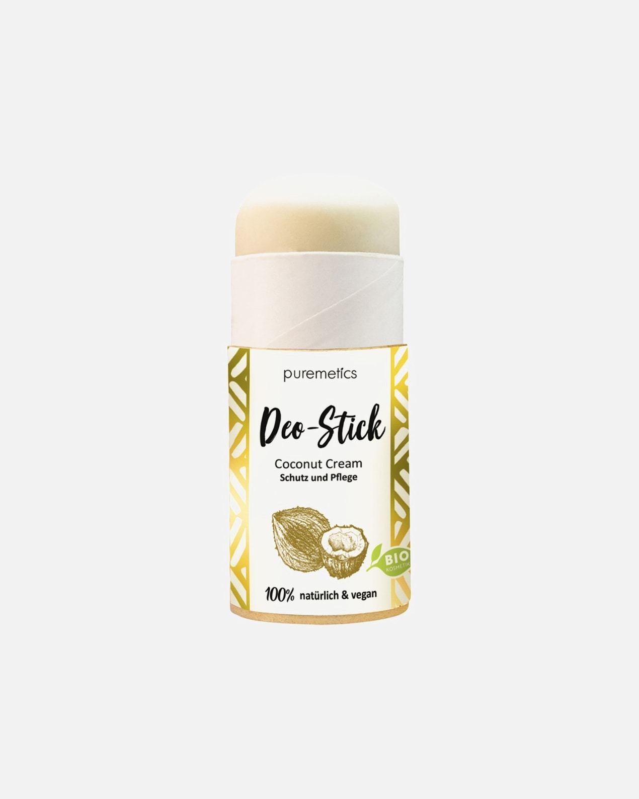 Puremetics dezodoračný stick s kokosovým krémom - 50 ml