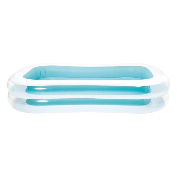 Piscina infantil rectangular Intex Family - 770 litros - A partir de 6 años - 262 x 175 x 56 cm