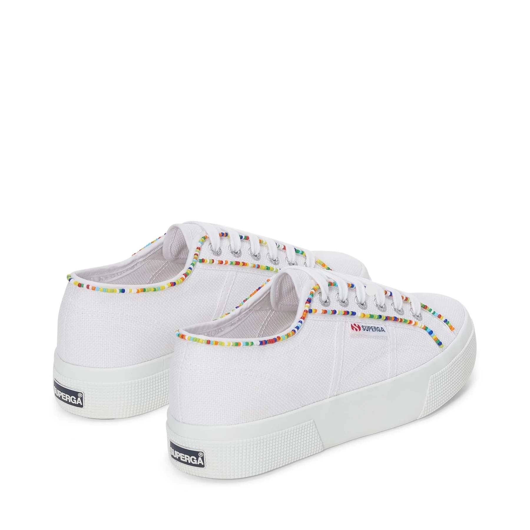 2740 MULTICOLOR BEADS-WHITE-MULTICOLOR BEADS