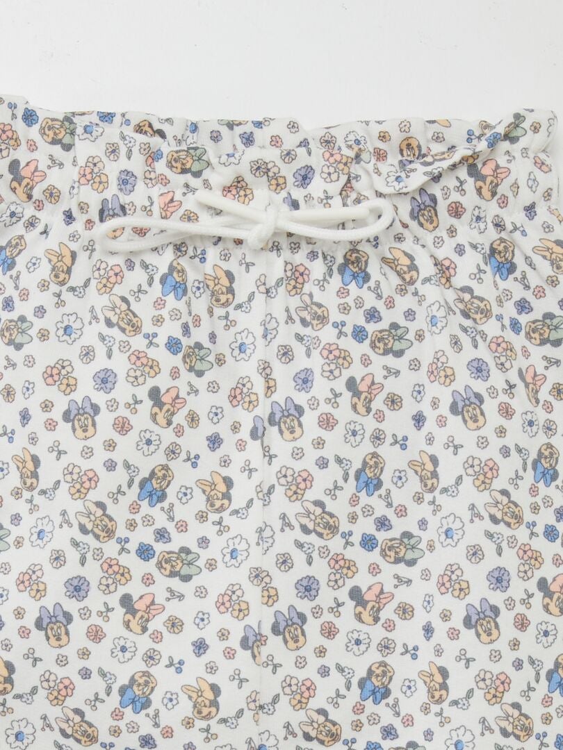 Pantalones estampados de Minnie - BLANCOS