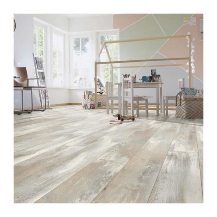 Revêtement de sol stratifié - KRONOTEX - Exquisit - Chêne Hella D4754 - 1380 x 193 x 8 mm