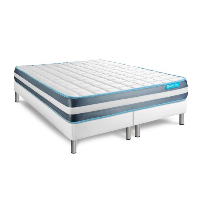 Juego de colchones de espuma viscoelástica BODYFORM de 180x200 con 3 zonas